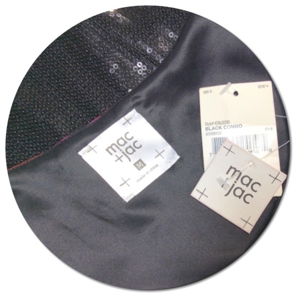 mac and Jac 💕Unique Dress with Black Sequin Hem💕 - Picture 4 of 4